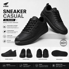 SNEAKER CASUAL ALL BLACK SNEAKER CASUAL ALL BLACK